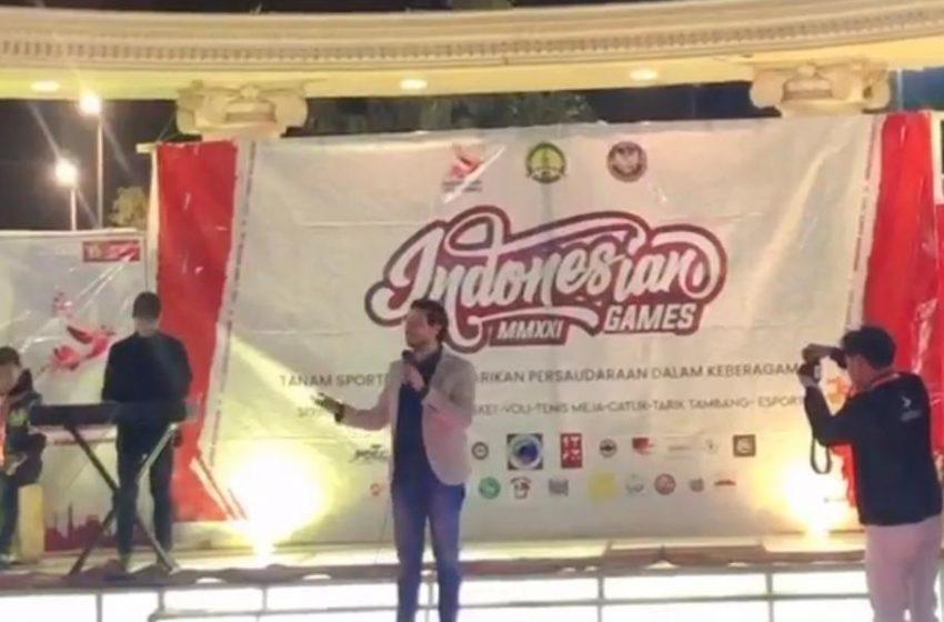 Musthafa Atef Hadir di Penutupan Indonesian Games, Bawakan Lagu Populer
